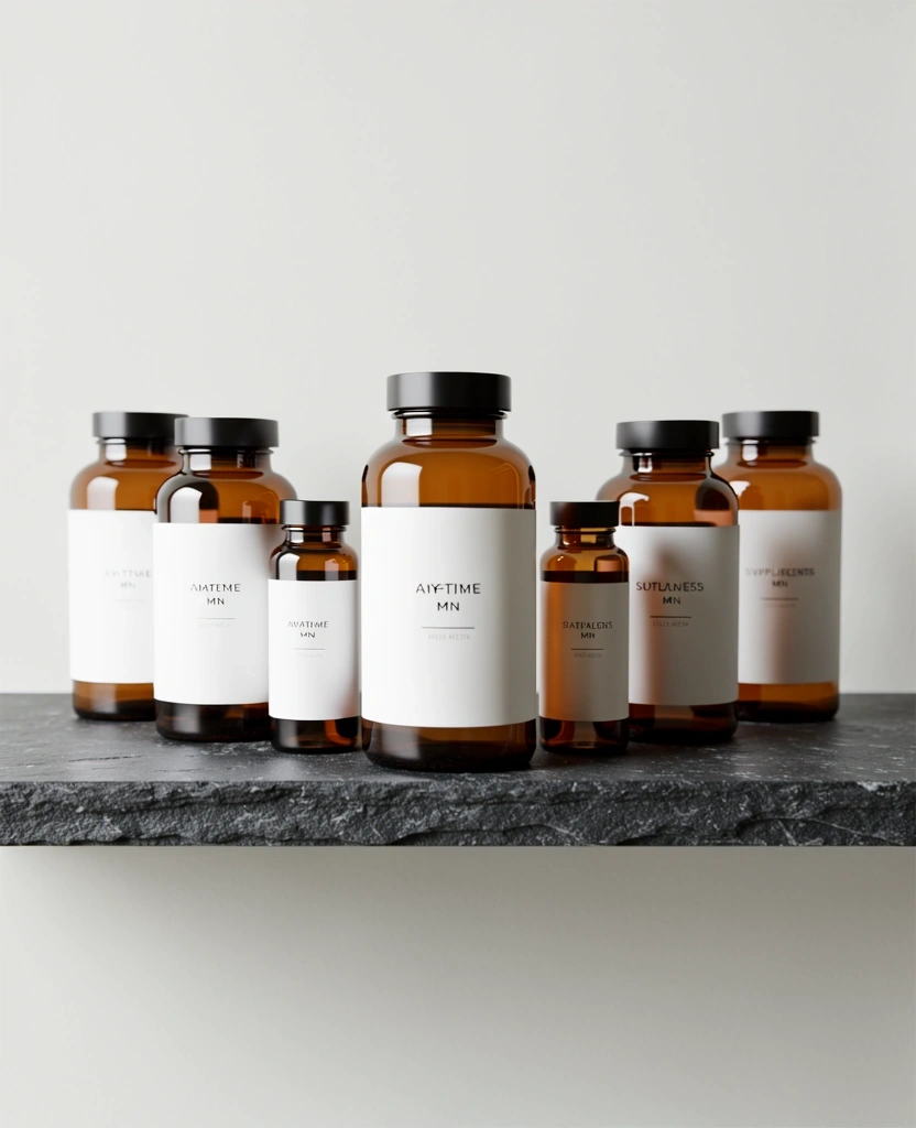 Premium wellness products in a professional setting