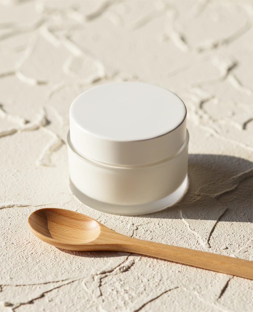 Luxury skincare presentation